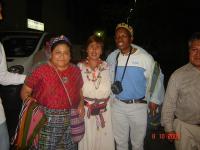 Con Rigoberta Menchú